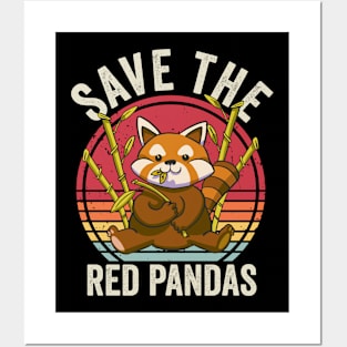 Save The Red Pandas Posters and Art